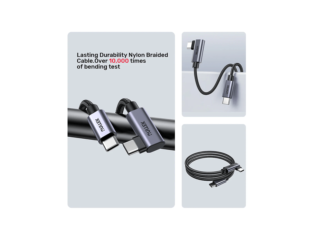 Unitek 100W USB-C 90 Degree Cable 5M in Qatar Unitek 100W USB-C 90 Degree Cable 5M in Qatar